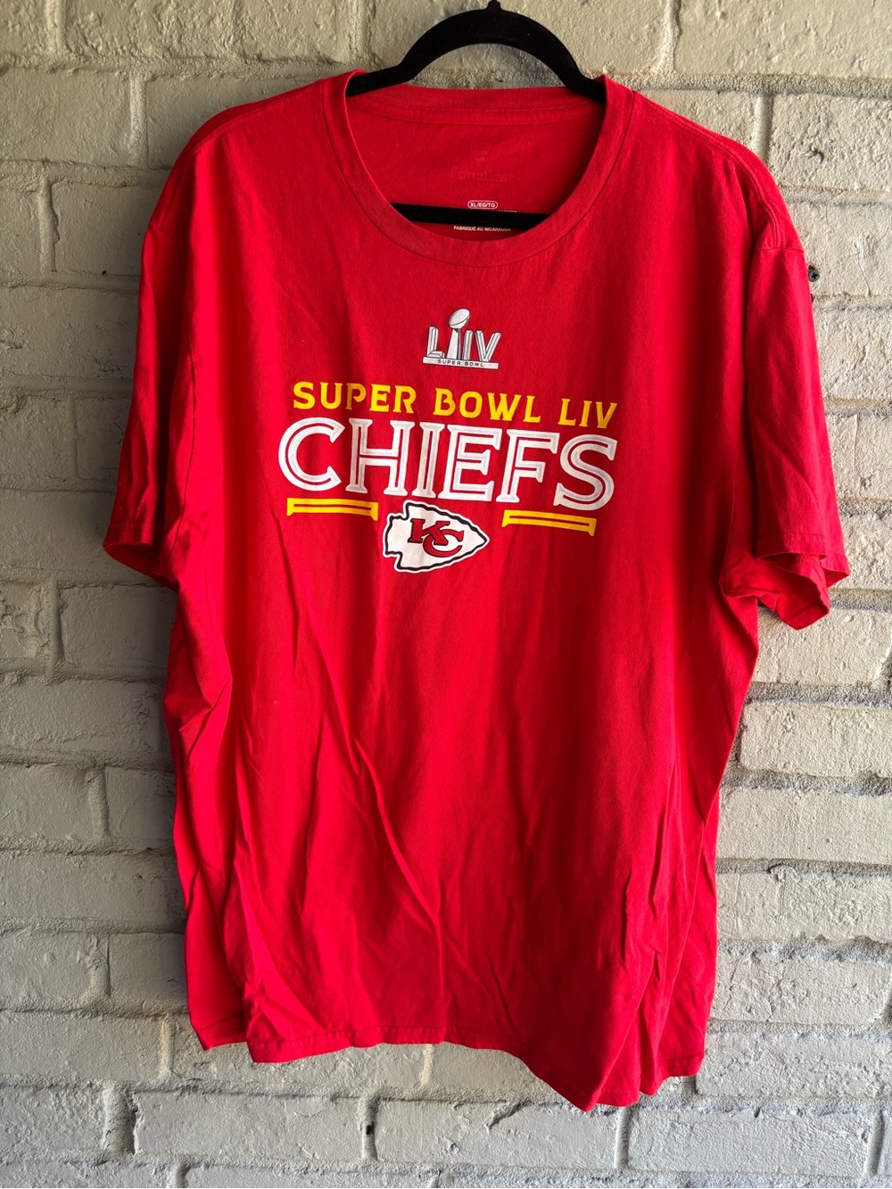 Fanatics Kansas City Chiefs Red Super Bowl LIV Tee XL